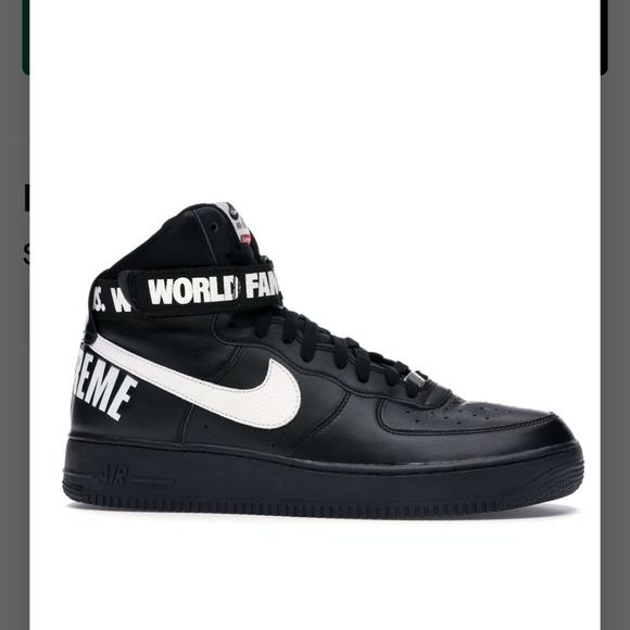 Air Force 1 High Supreme Black/White 9.5 Mens - Picture 4 of 5
